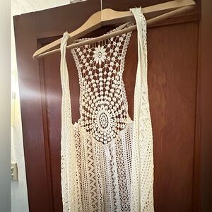 Three Quarter Off White Shawl